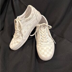 Vans old Skool white checkerboard Sneakers